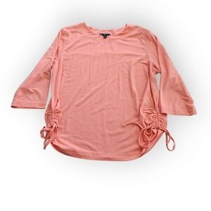 N Touch Women's Coral Top Side Ties Petite